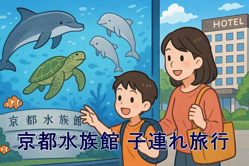 京都水族館近くのホテル