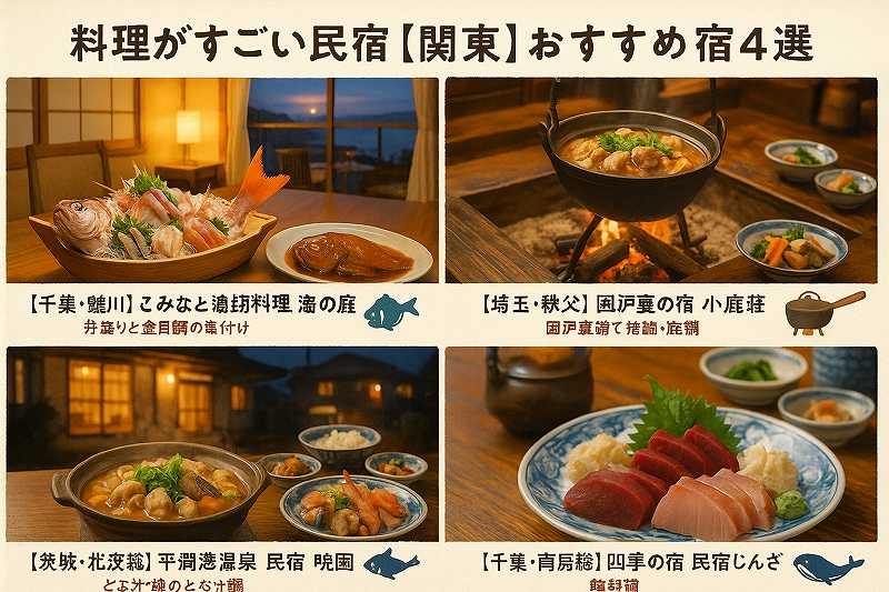 料理がすごい民宿関東