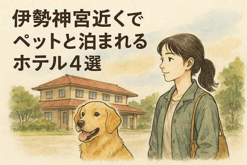 伊勢神宮近くでペットと泊まる