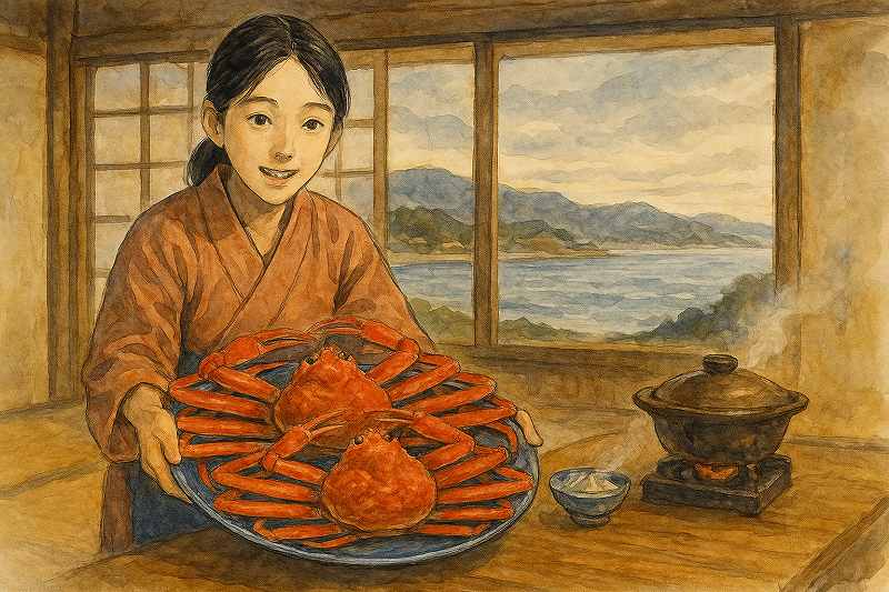 久美浜のカニ料理